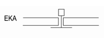 Geipel Tussenprofiel T24 1200 mm wit corrosiewerend (C3) 50 st/pk