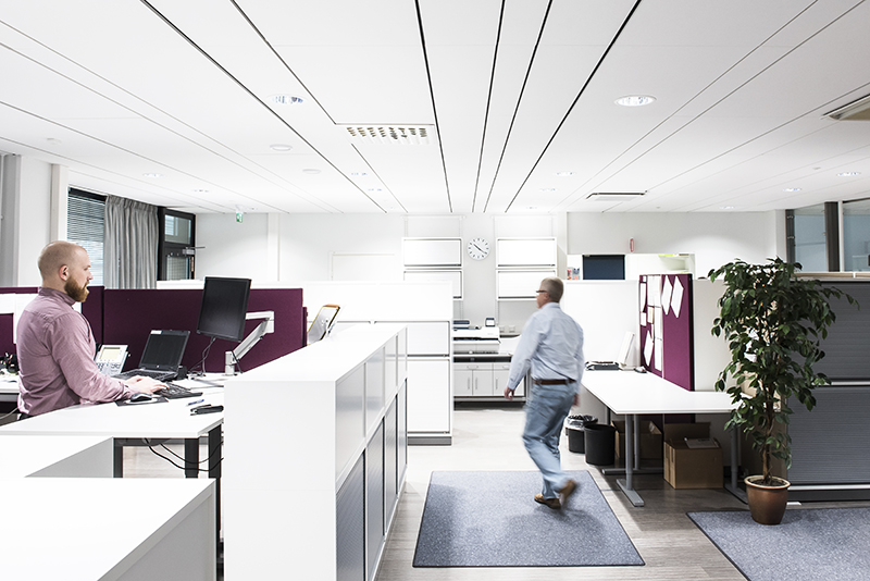 Ecophon Focus Lp Technisch paneel, White Frost, 1200x600x20mm 10 st/pk