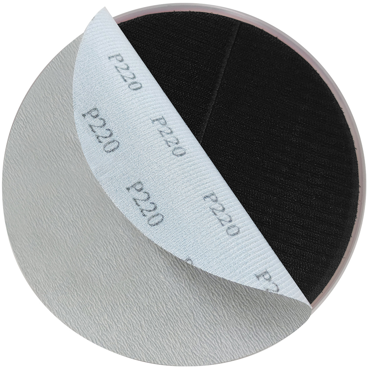 "Level 5 schuurpapier rond 9""(23cm) korrel 220 10st/pk (5-350)"