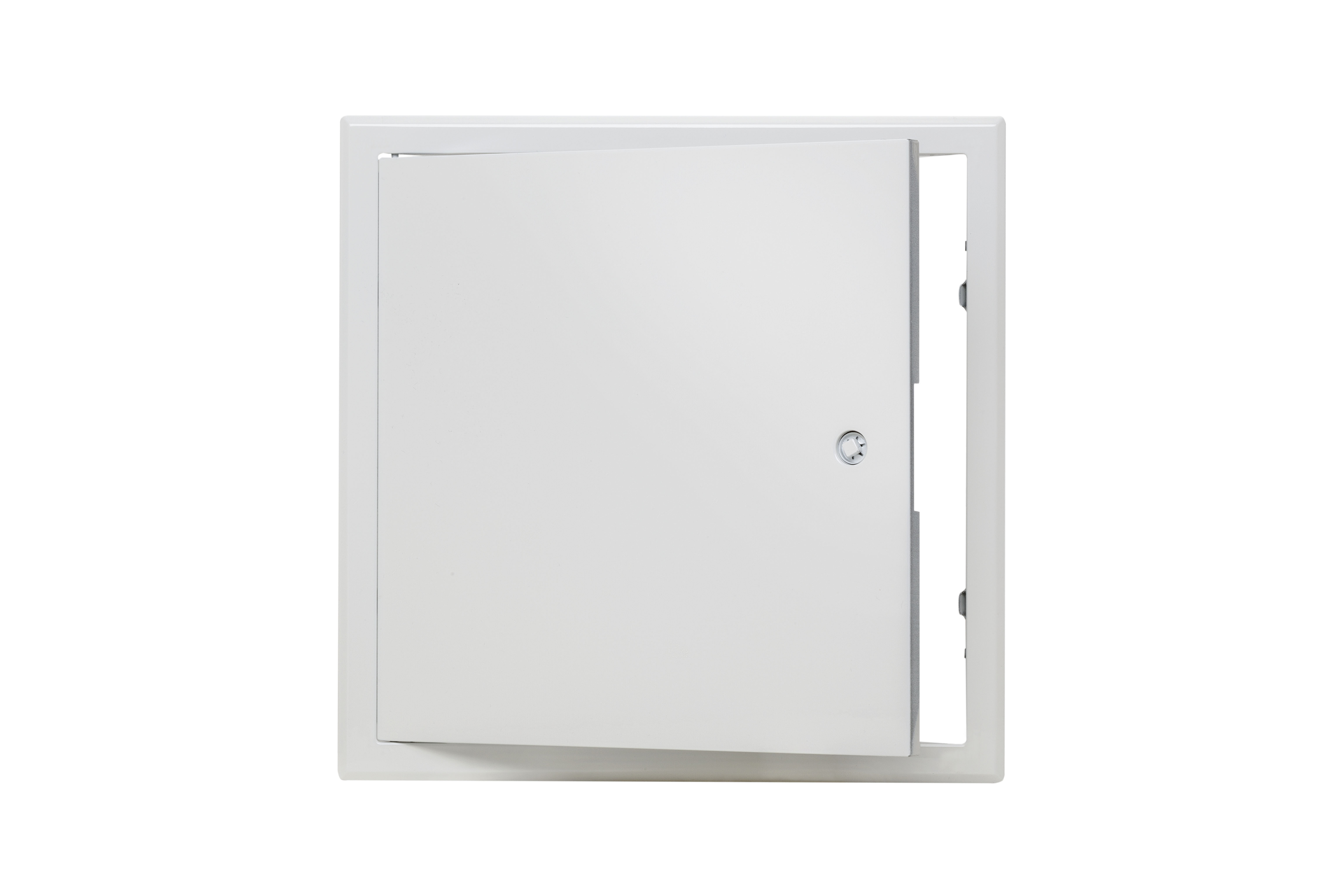 Inspectiedeur Softline wit met vierkant sleutel 500x500mm