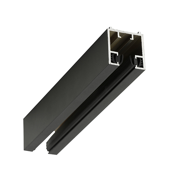 Obi 600 Plafond profiel tbv enkele glaswand tbv 55.2 glas Ralkleur ntb 4000 mm