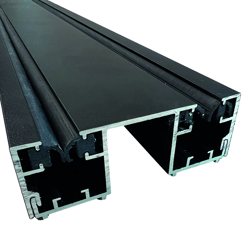 Obi 800 Vloer/Gevel profiel tbv dubbele glaswand 100 mm met 44.2 glas Ral ntb 4000 mm
