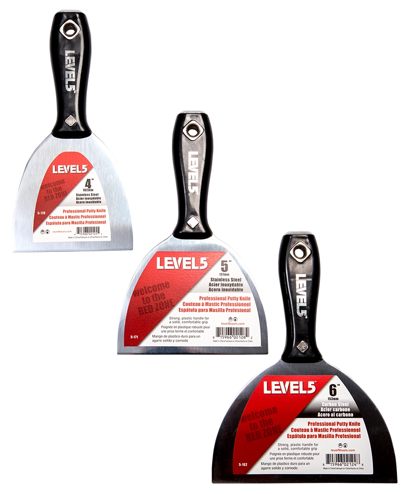 "Level 5 voegmes 38mm (5-401) Steel one piece 1.5"""
