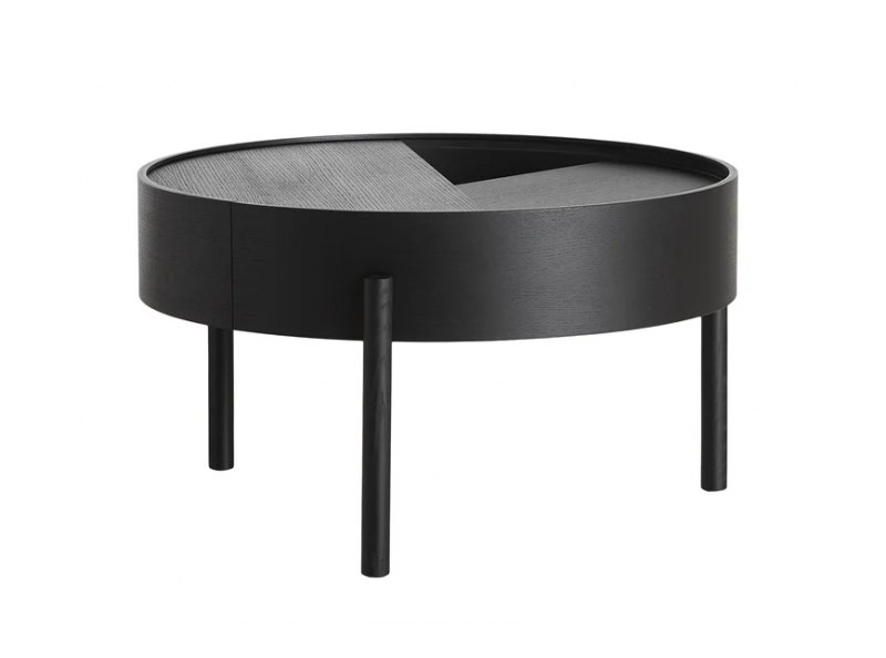 Arc Coffee Table With Storage 66 cm 