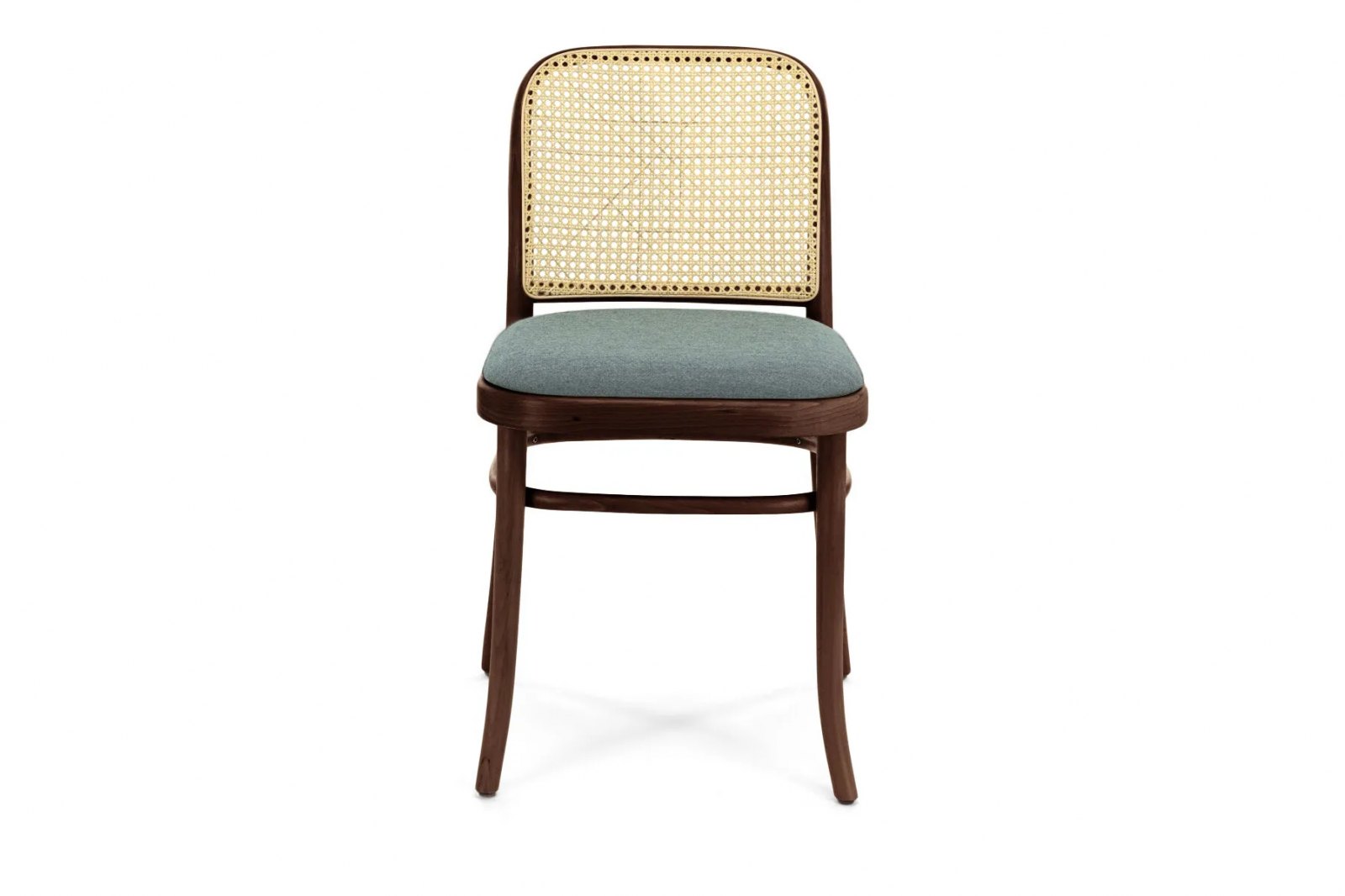 Madrid Dining Chair, Cane Back and Upholstered Seat / 1
