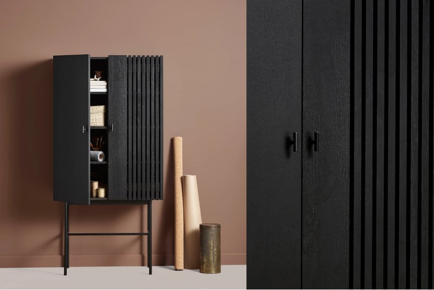 Oak Highboard Cabinet 80cm Array | Scandi Design|Pepper Sq
