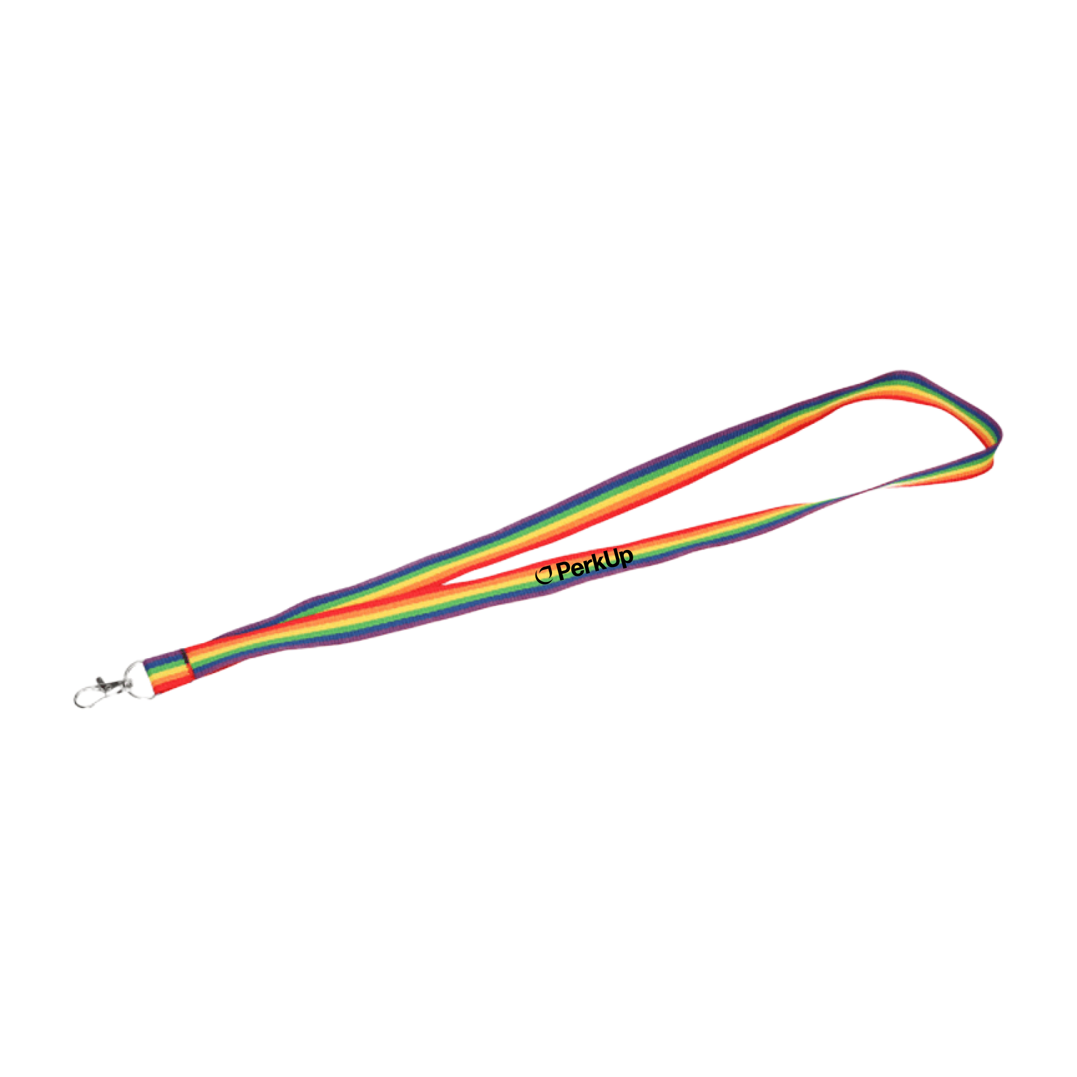 Recycled Polyester Rainbow Lanyard