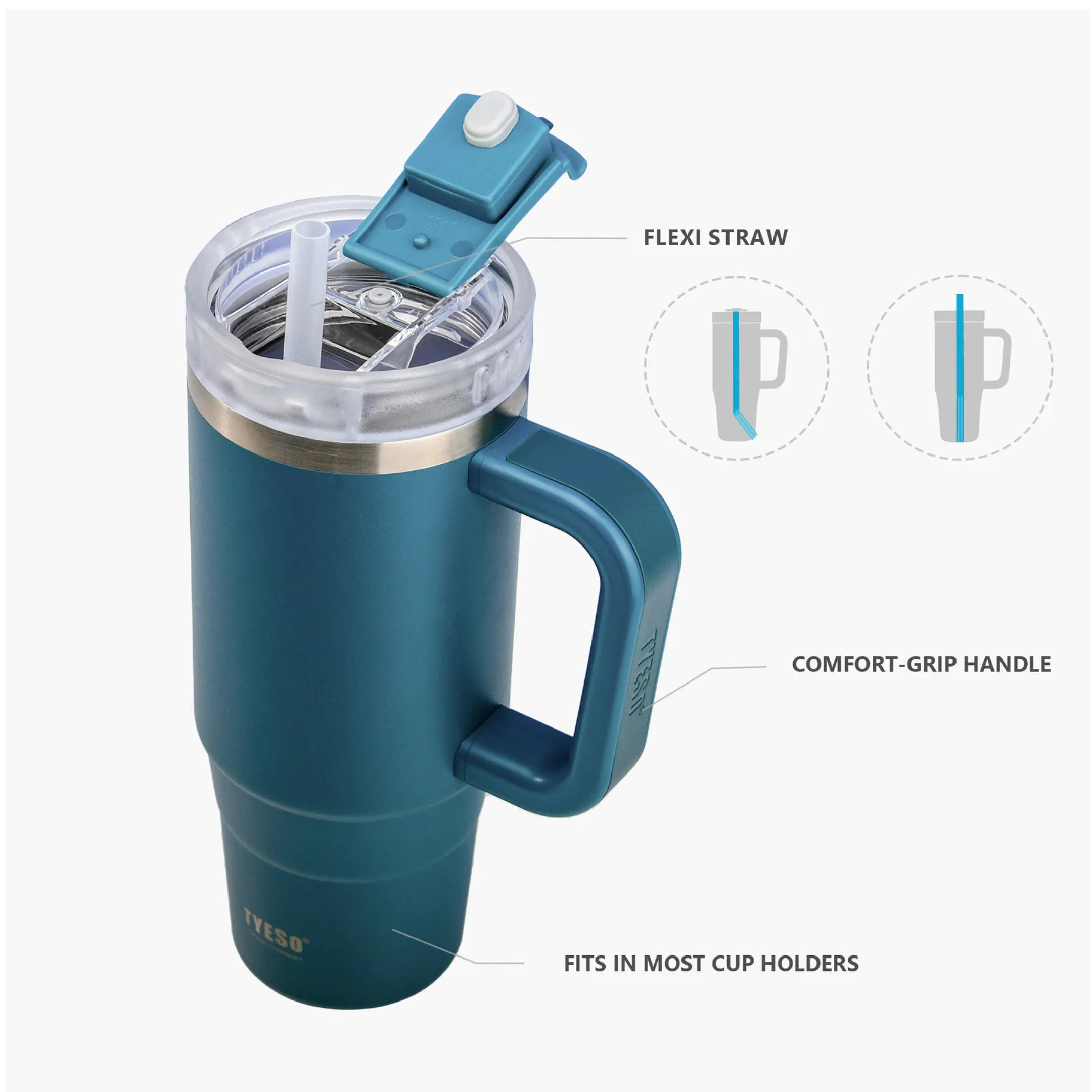 TYESO AURA Insulated Travel Tumbler | 40 oz