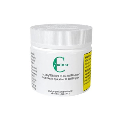 Fast Acting CBD Isolate 50 THC-Free Max 1500 Softgels (30ct)