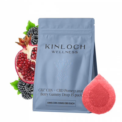 CBZ™- CBN + CBD Pomegranate Berry Gummy Drop (15pc)