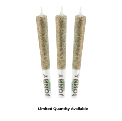 Jolly Green Apple Infused Pre-Rolls 0.5g x3