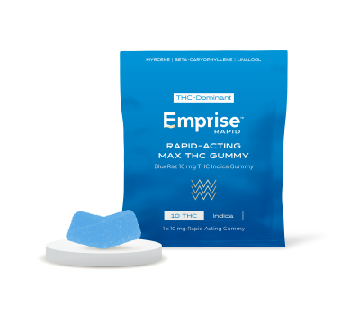 BlueRaz 10 mg THC Indica Gummy (1pc)