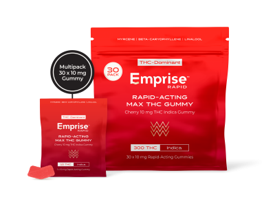 Cherry 10 mg THC Indica Gummies (30 Pack)