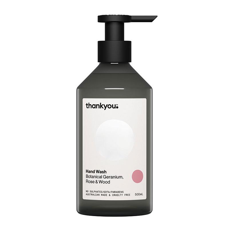 Thankyou Hand Wash Botanical Geranium Rose & Wood 500ml