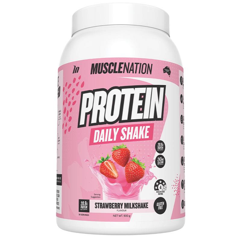 Muscle Nation Daily Shake Strawberry 900g