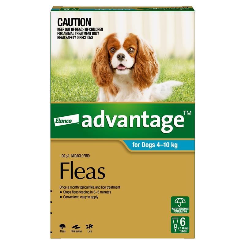 Advantage for Dogs 4 - 10 kg 6 pack