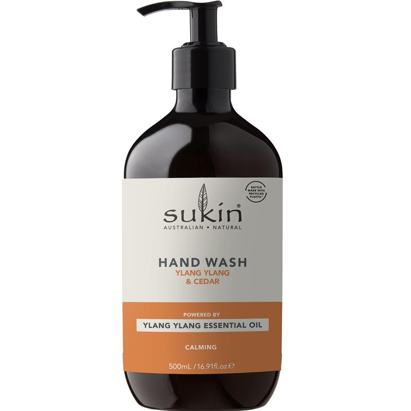 Sukin Cleansing Hand Wash Ylang Ylang & Cedar 500ml