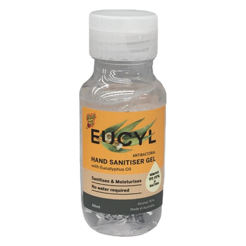 BUG-grrr OFF Eucyl Antibacterial Hand Sanitiser Gel 50ml