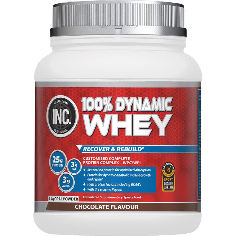 INC 100 Dynamic Whey Chocolate Flavour 1kg