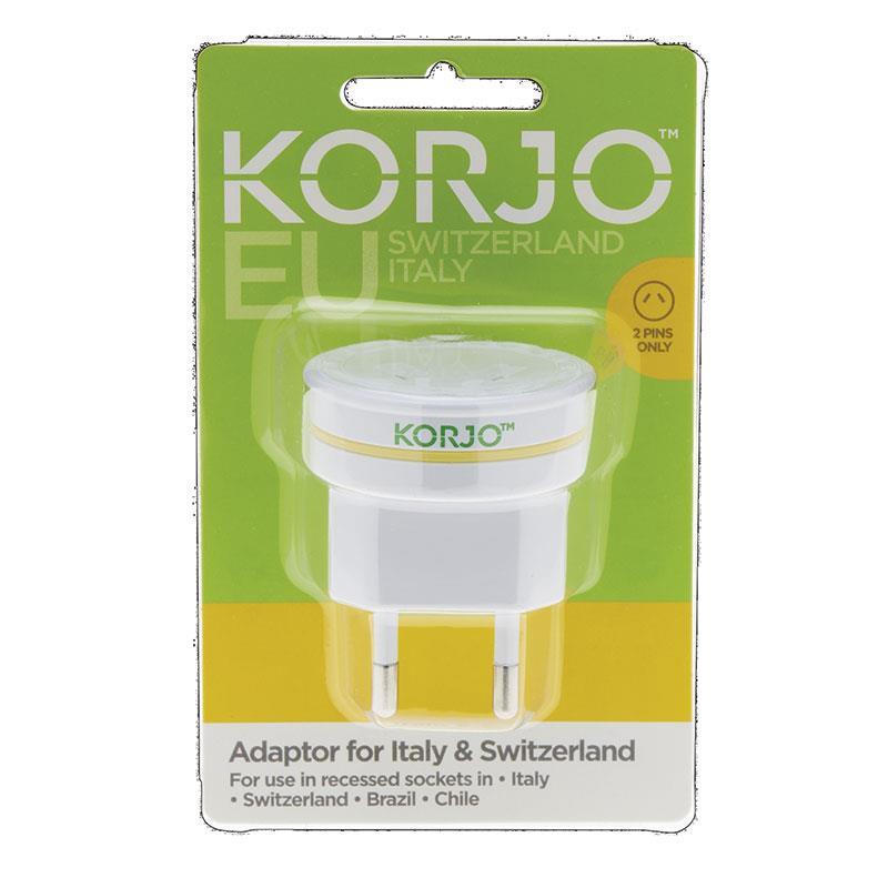 Korjo Adaptor Italy and Switzerland