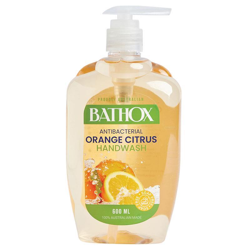 Bathox Hand Wash Antibacterial Sweet Orange 600ml