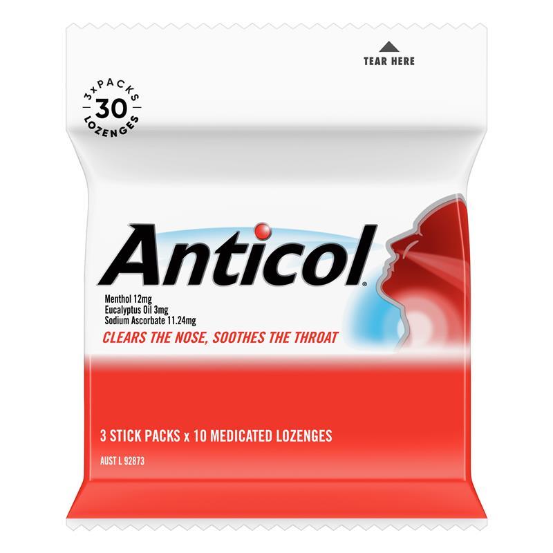 Allens Anticol 3x10 Lozenge Multipack