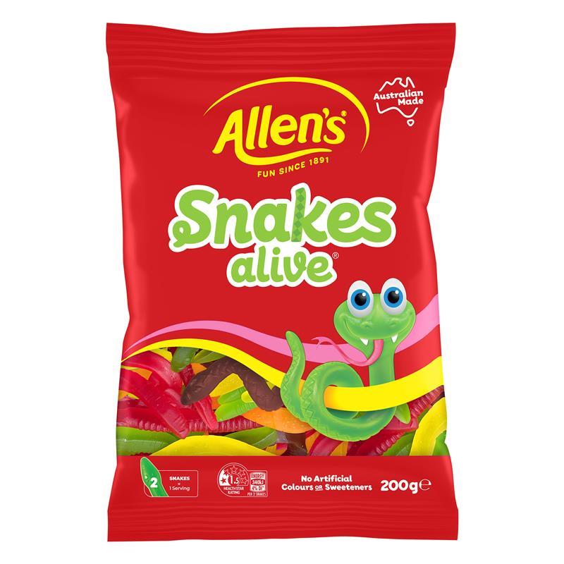 Allens Snakes Alive 200g