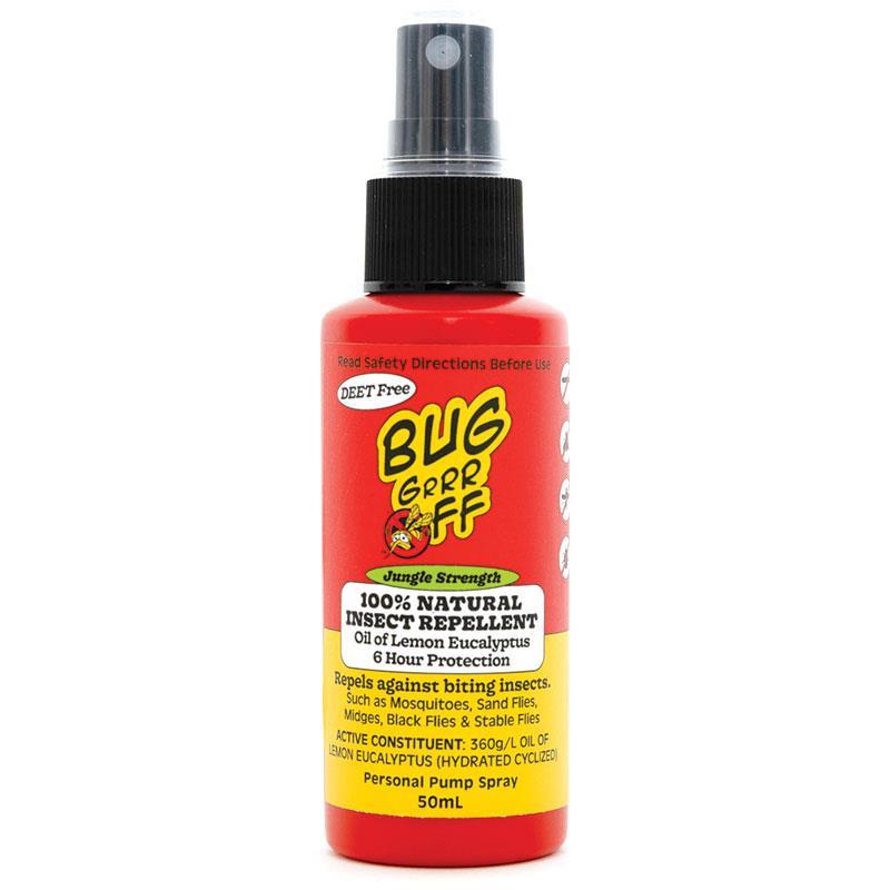 BUG-grrr OFF Jungle Strength Natural Insect Repellent Spray 50ml