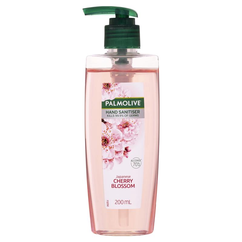 Palmolive Non-sticky Hand Sanitiser Japanese Cherry Blossom Pump 200mL