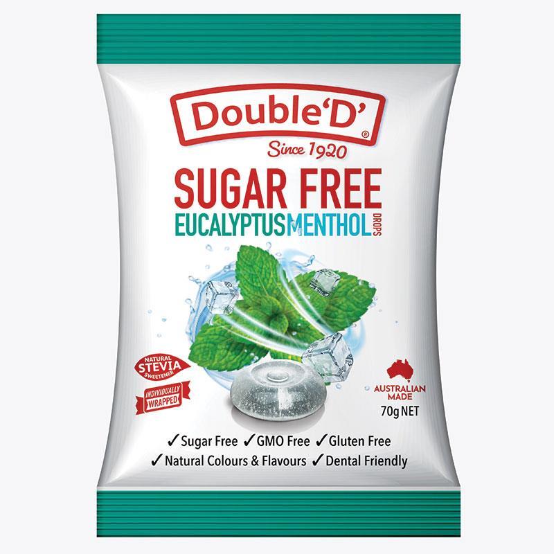 Double D Sugarfree Eucalyptus Menthol 70g