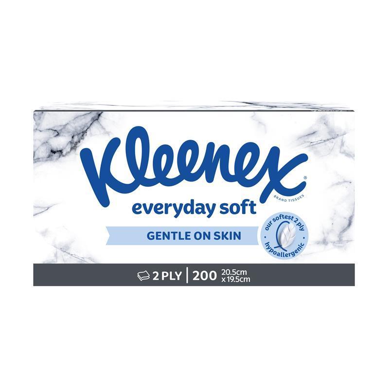 Kleenex Everyday Facial Tissues 200 Pack