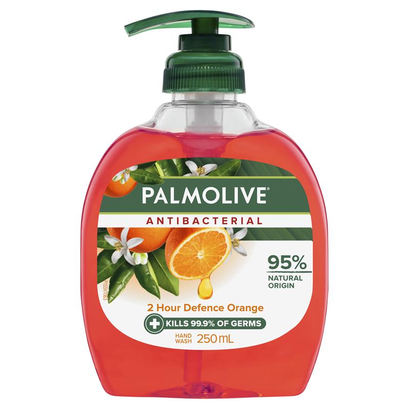 Palmolive Antibacterial Softwash Hand Wash 2hr Defence Orange 250ml