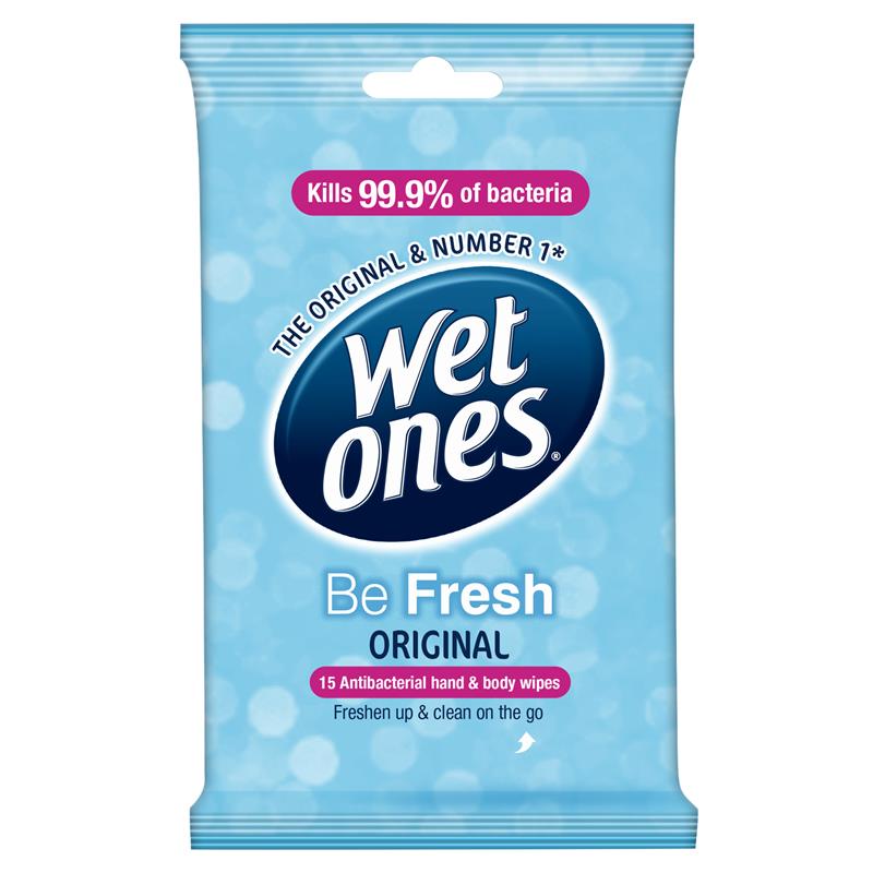 Wet Ones Be Fresh 15 Travel Pack