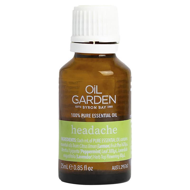Oil Garden Natural Remedies Headache Oil 25ml