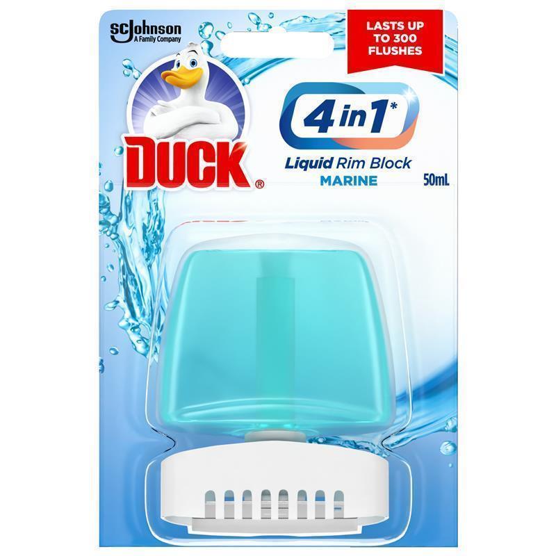 Duck Liquid Rim Block Toilet Cleaner Marine 50ml