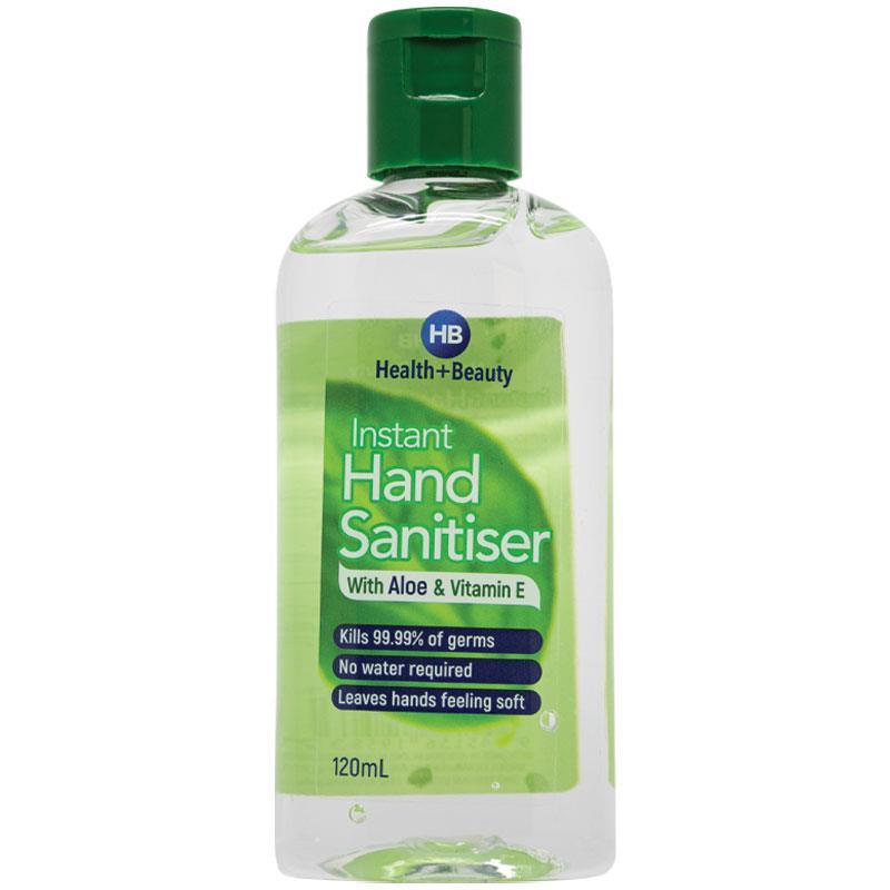 Health & Beauty Hand Sanitiser 120ml
