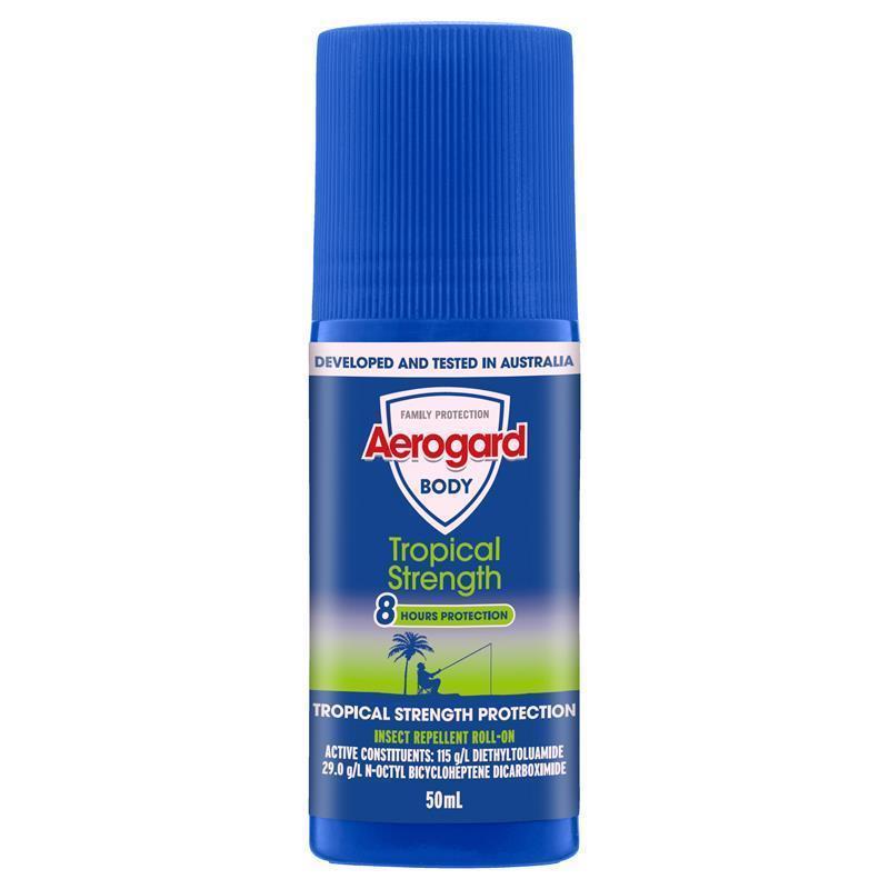 Aerogard Roll On Tropical Strength 50mL