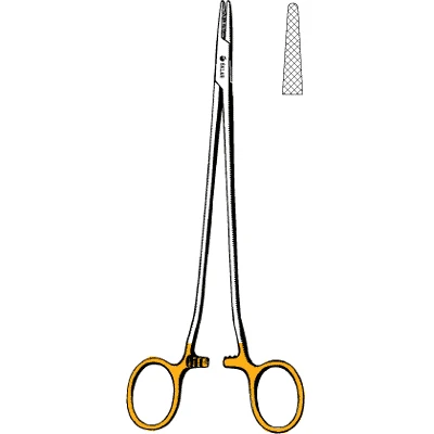 21-8037 Sklar® TC Sarot Needle Holder - 10-1/2, Serrated | S