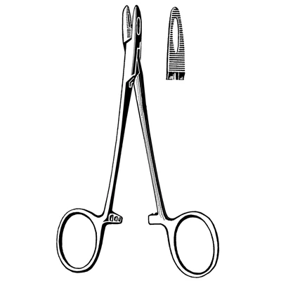 Sklar Merit Collier Needle Holder, Fenestrated