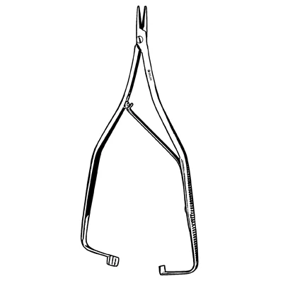 Sklar Boynton Needle Holder, Delicate Serrated