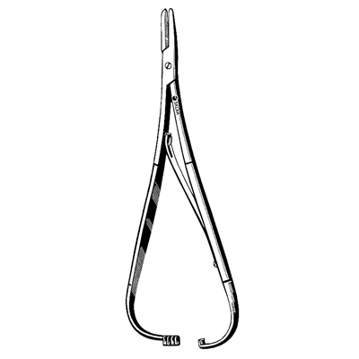Sklar Mathieu Needle Holder, Serrated
