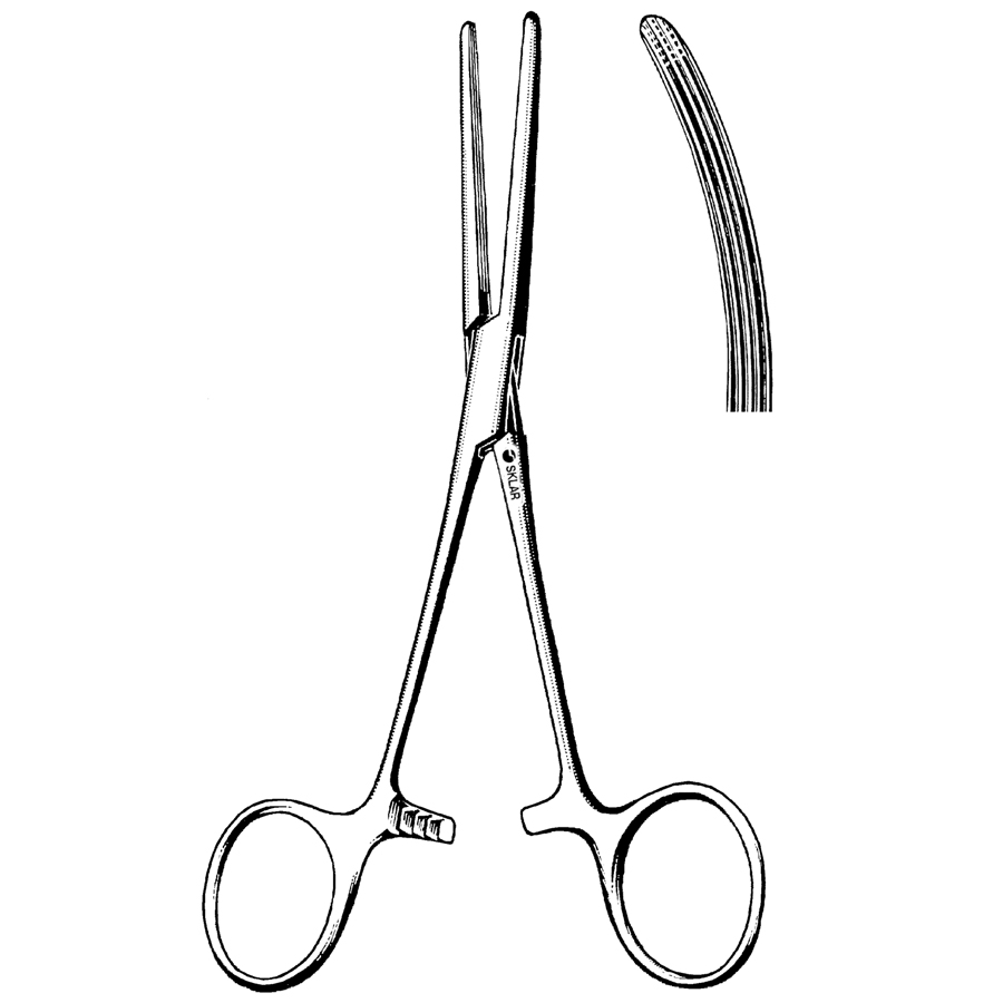 Sklar Carmalt Hemostatic Forceps, Curved