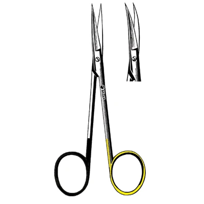 Sklar Edge Supercut TC Iris Scissors, Curved