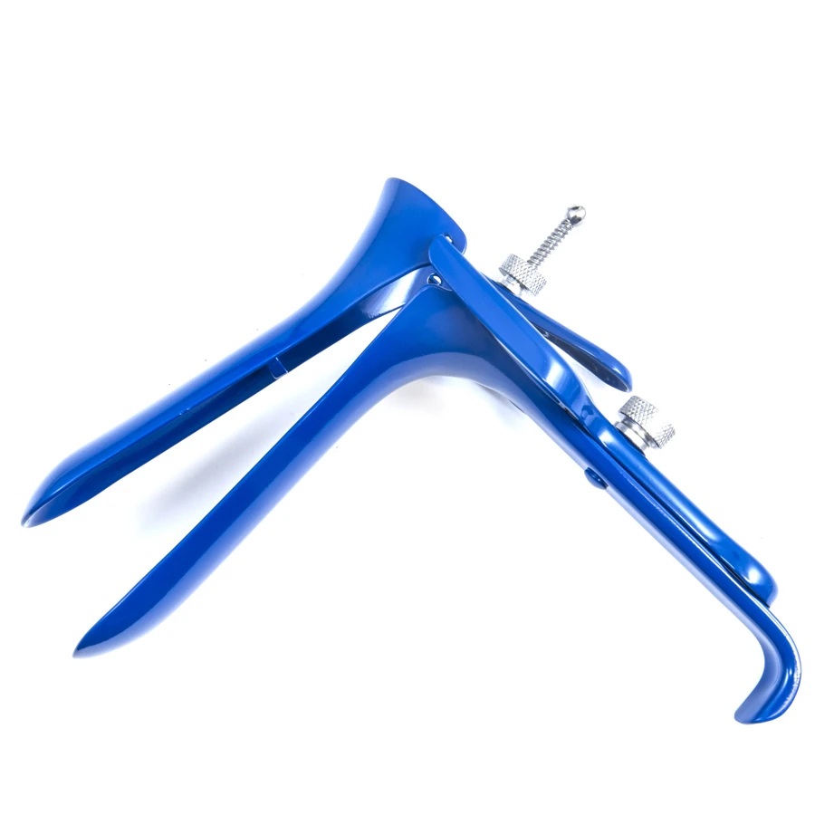 Sklar Blue Graves Vaginal Speculum, Wide View