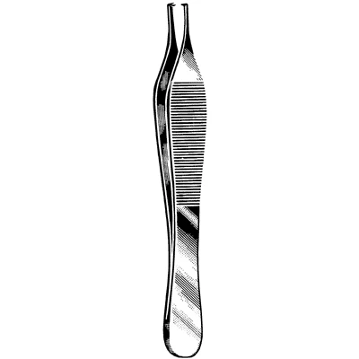 Surgi-OR Adson Tissue Forceps, Delicate, 1x2 Teeth