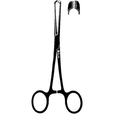 Sklar Black Allis Tissue Forceps, 5x6 Teeth