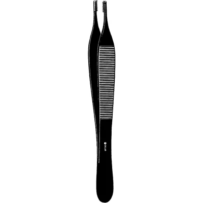 Sklar Black Adson-Brown Forceps, Laser