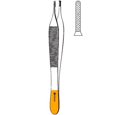 Sklar TC Adson Dressing Forceps, Serrated