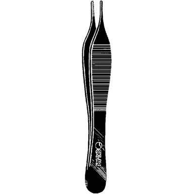 Sklar Black Laser Adson Dressing Forceps