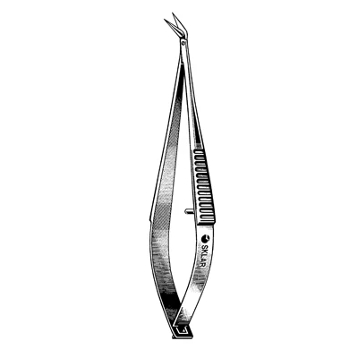 Sklar Vannas Micro Scissors, Spring Handle
